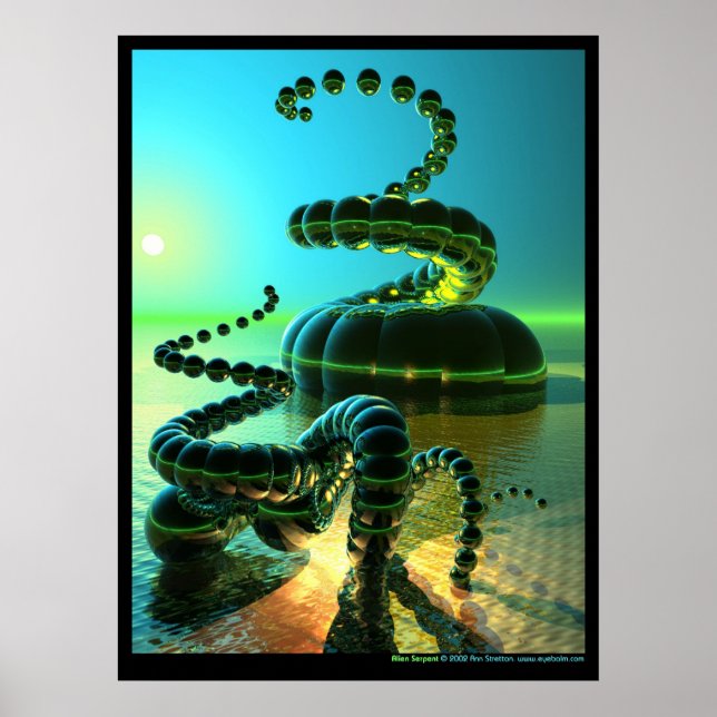 Alien Serpent Poster (Framsidan)