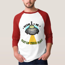 Alien Ship Beam Mäns 3/4 Raglan T-Shirt