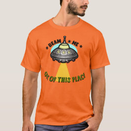 Alien Ship Beam Mäns Grundläggande T-Shirt