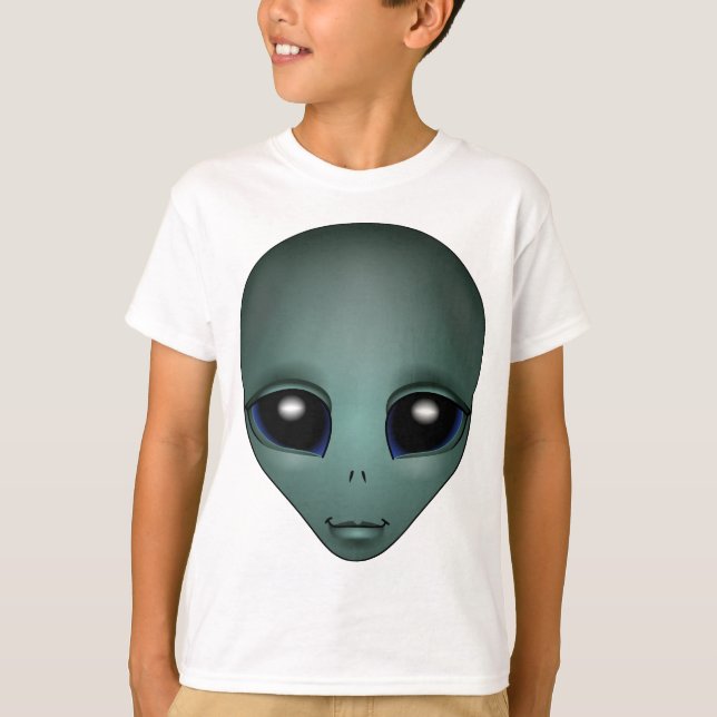 Alien Shirt Barn Extraterrestrial Sweatshirt T (Framsida)