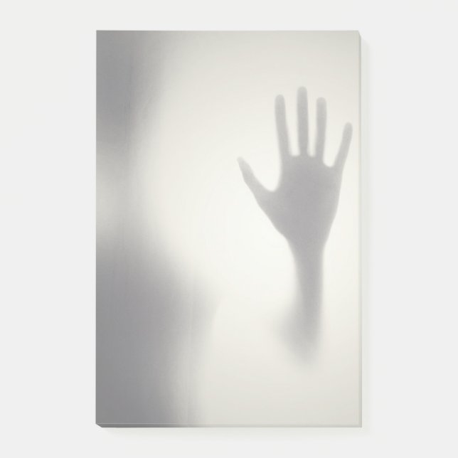 Alien Silhouette Notes Post-it Block (Framsida)