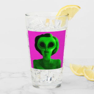 Alien Självporträtt Glaskopp