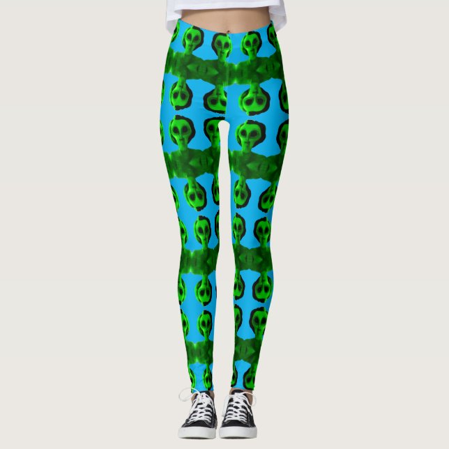 Alien Självporträtt Leggings (Framsida)