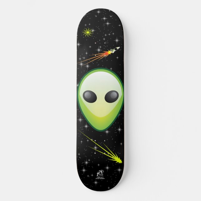 Alien Skateboard Bräda 21,5 Cm (Framsida)