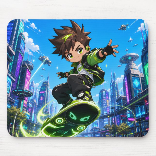 Alien Skateboard Gaming Musmatta (Framsidan)
