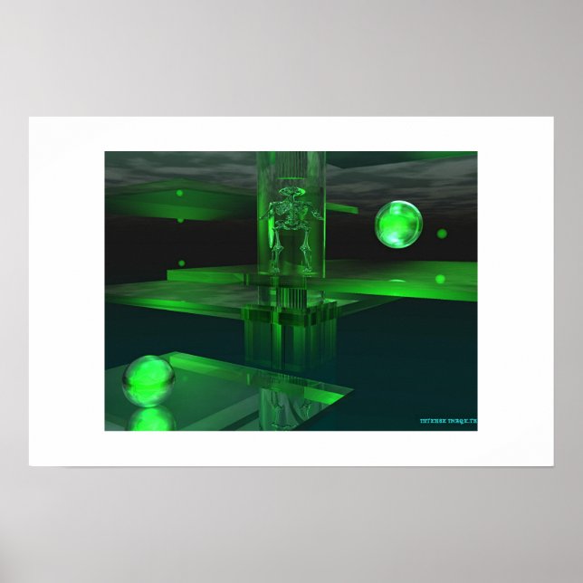 Alien Skeleton Poster (Framsidan)