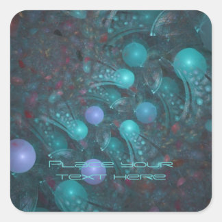 Alien Skin 001 Fyrkantigt Klistermärke