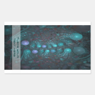 Alien Skin 001 Rektangulärt Klistermärke