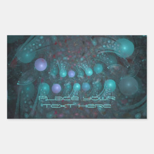 Alien Skin 001 Rektangulärt Klistermärke