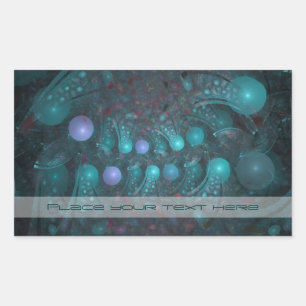Alien Skin 001 Rektangulärt Klistermärke