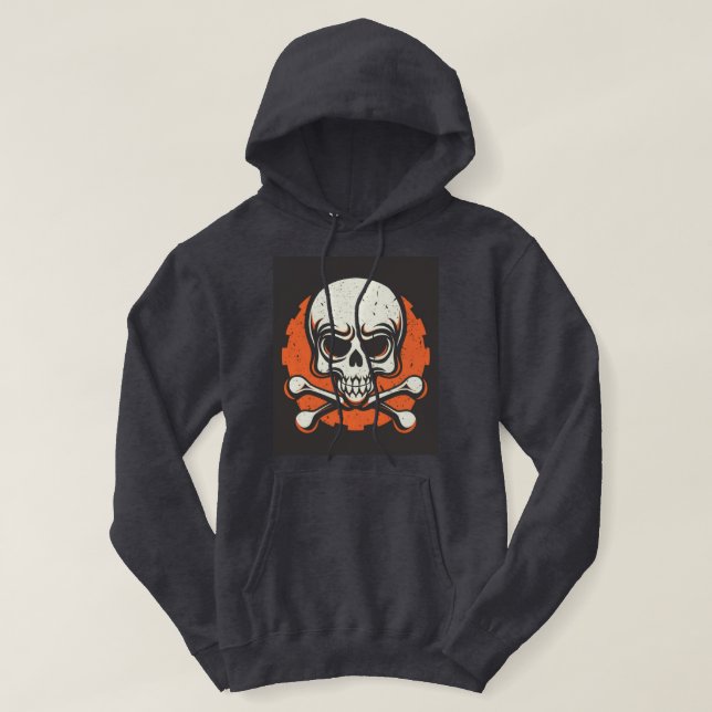 Alien Skull Hoodie (Design framsida)