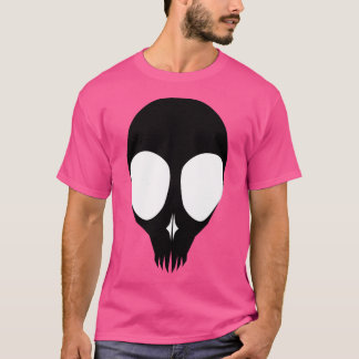 Alien Skull - Invertera - ingen kontur T Shirt
