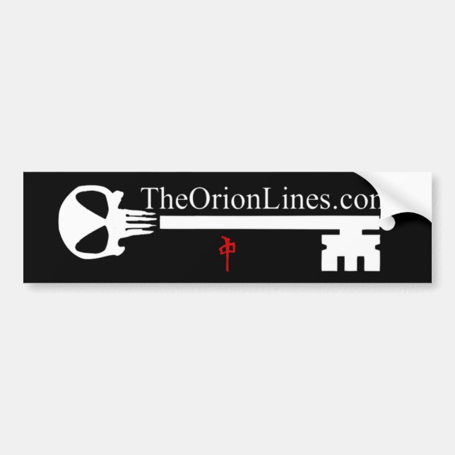 alien skull key bildekal (Framsidan)