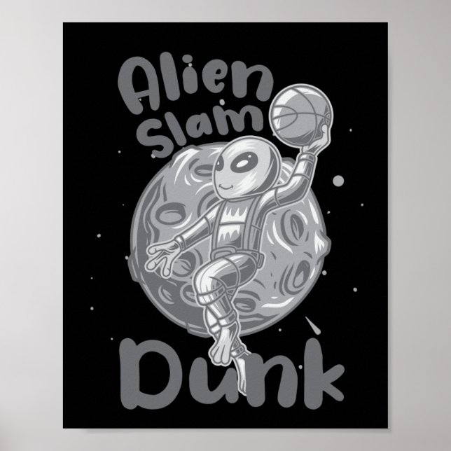 Alien Slam dunk Active Poster (Framsidan)