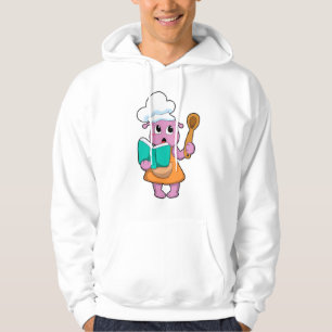 Alien som Cook med Cookbook Hoodie