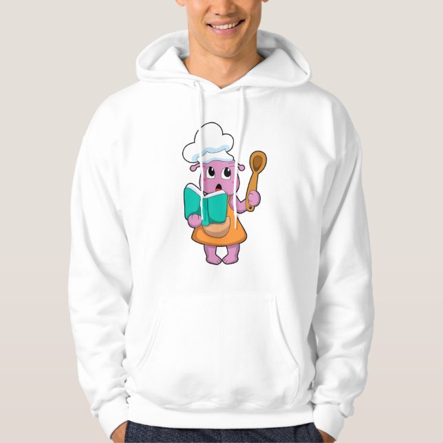 Alien som Cook med Cookbook Hoodie (Framsida)