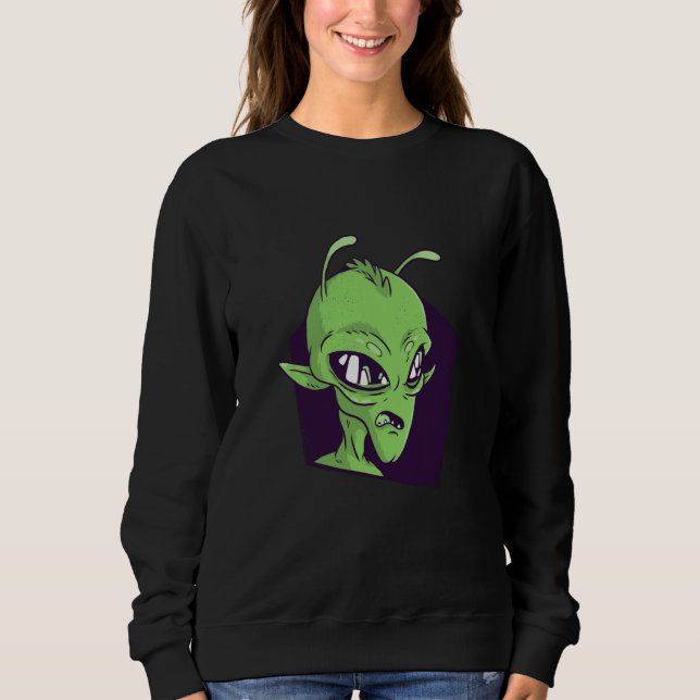 alien space aliens t shirt (Framsida)