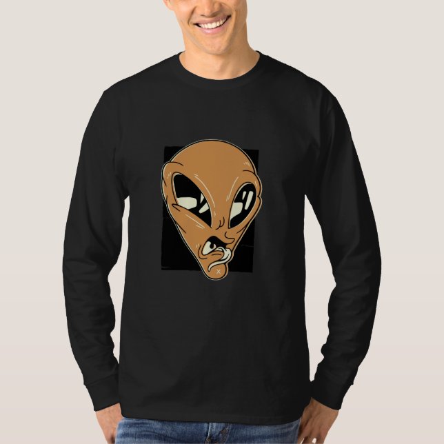 alien space aliens ufo  3 t shirt (Framsida)
