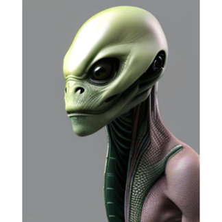 Alien Space-Futuristiskan Vacker färg T-Shirt