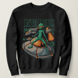 Alien Space Invaders Sweatshirt T Shirt