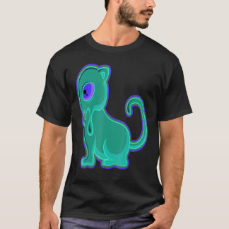 Alien Space Kat Space Kitten Edm Melt T Shirt