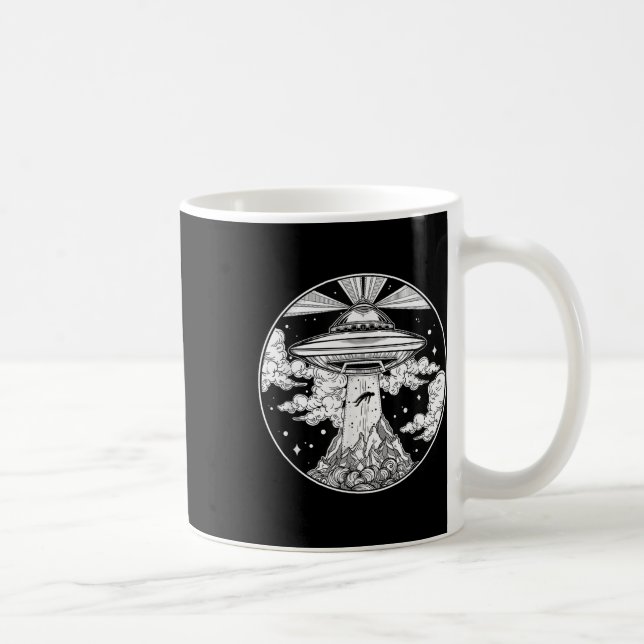 Alien Space Tattoo - Ufo 51 Area Roswell Tro T Kaffemugg (Höger)