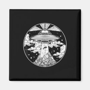 Alien Space Tattoo - Ufo 51 Area Roswell Tro T Magnet