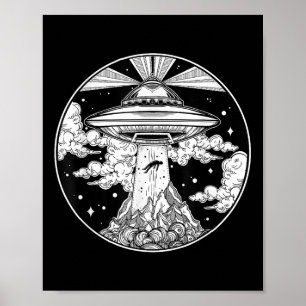 Alien Space Tattoo - Ufo 51 Area Roswell Tro T Poster