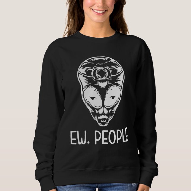 Alien Spaceman EW People T Shirt (Framsida)