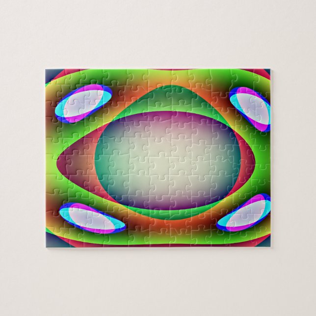 Alien SpacesHär, svårt puzzel Pussel (Horisontell)