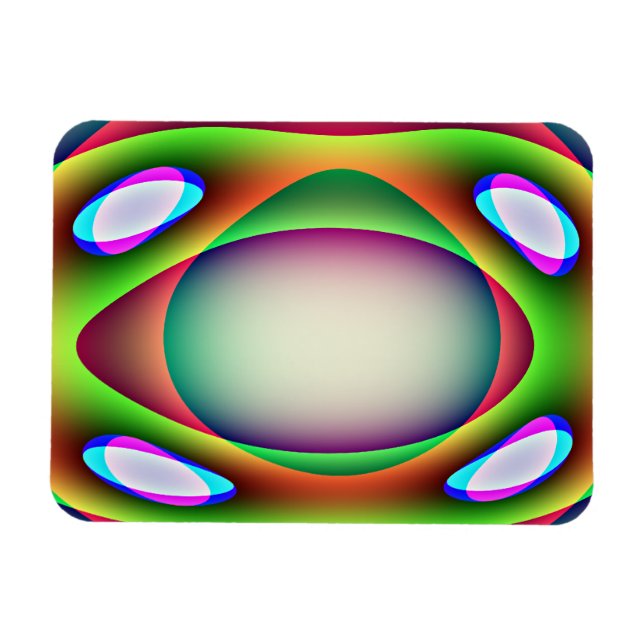 Alien Spaceship Magnet (Horisontell)