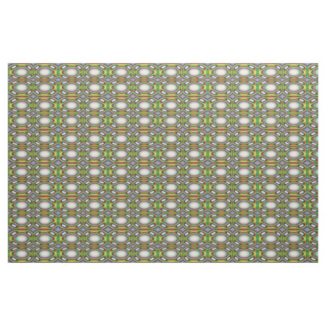 Alien Spaceship mönstrad Fabric Tyg (Yard)