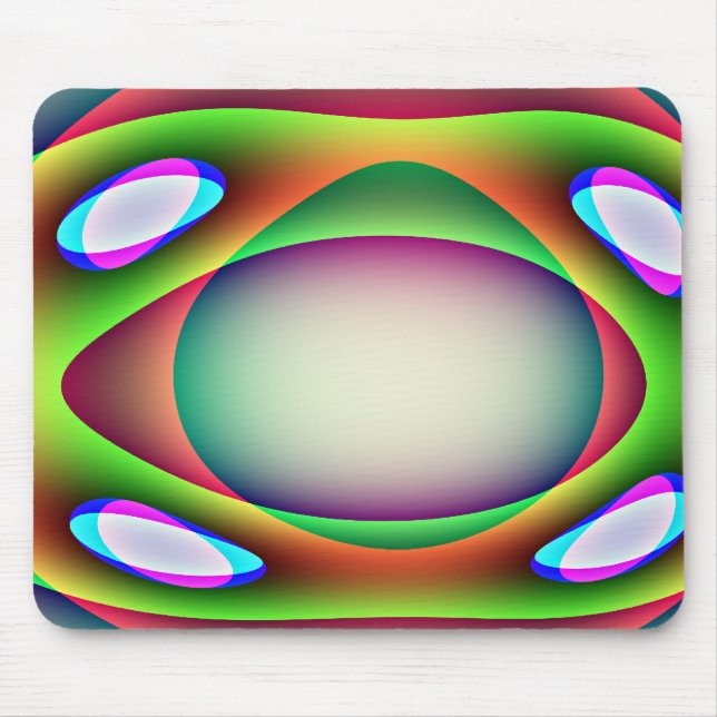 Alien Spaceship Mousepad Musmatta (Framsidan)