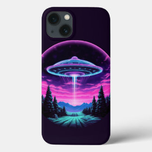 Alien Spaceship Retro Futuristiska