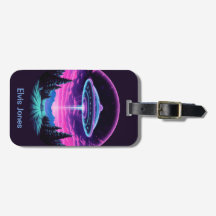 Alien Spaceship Retro Futuristiska