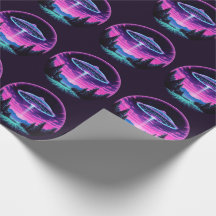 Alien Spaceship Retro Futuristiska