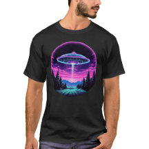 Alien Spaceship Retro Futuristiska