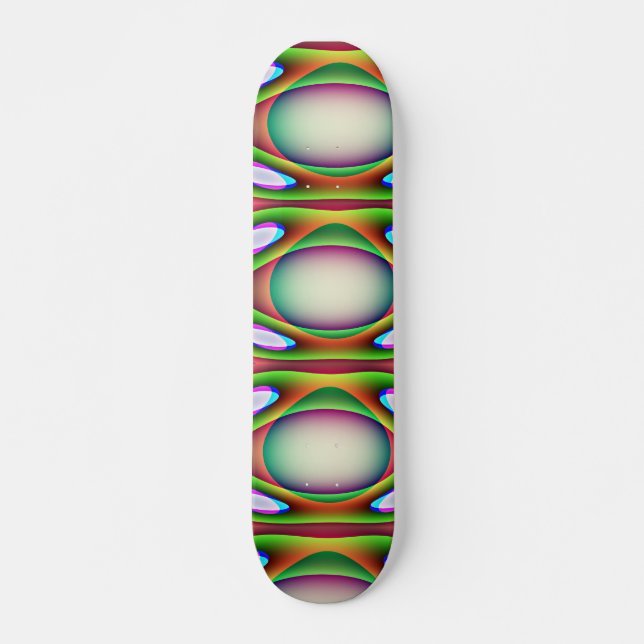 Alien Spaceship Skateboard Bräda 20,5 Cm (Framsida)