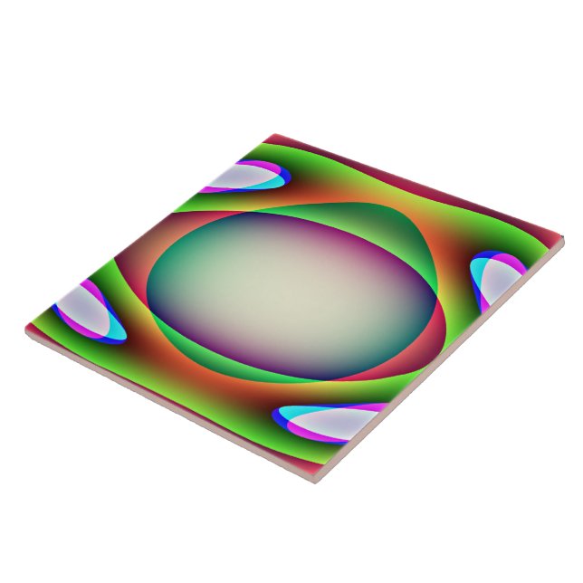 Alien Spaceship Tile Kakelplatta (Sidan)