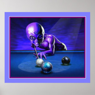 Alien Spela Bassäng Poster