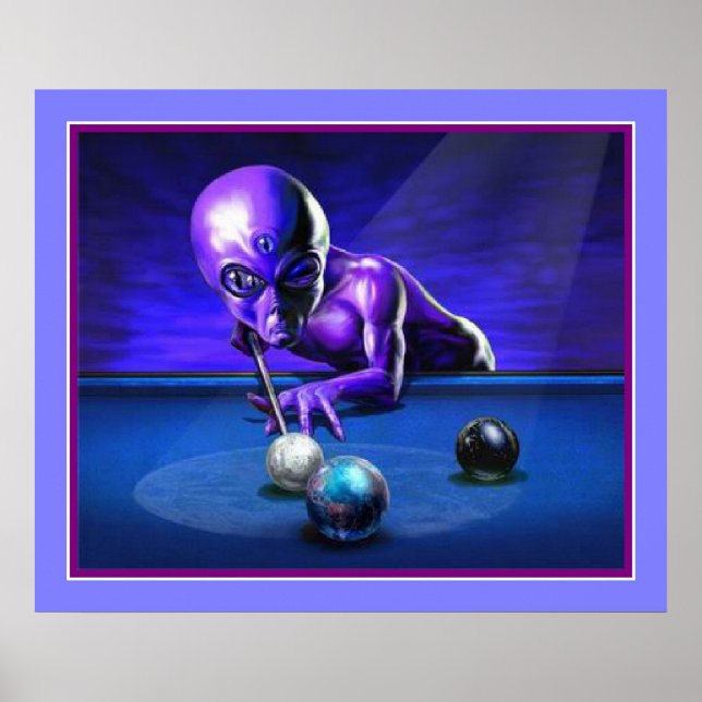 Alien Spela Bassäng Poster (Framsidan)