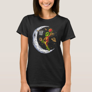 Alien Spela Space Basketball Fläkt Boy Girl T Shirt