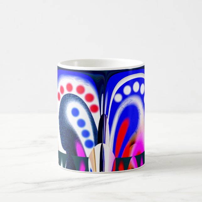 Alien-spritkonst Kaffemugg (Center)