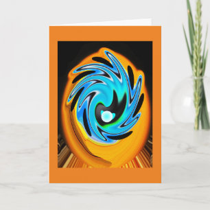 Alien stänk helgkort