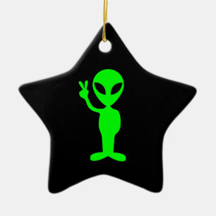 Alien Star Ornament