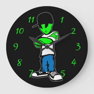 Alien Stor Klocka