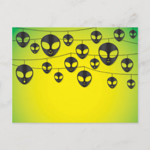 Alien-sträng Vykort