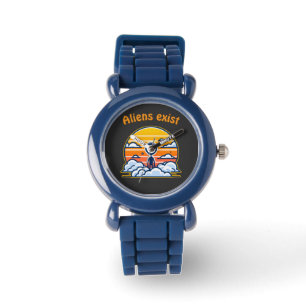 Alien Sunset Aesthetic Sci-Fi Alien Sunset Armbandsur