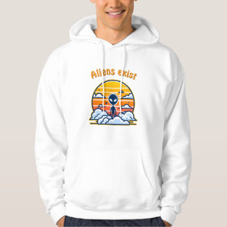 Alien Sunset Aesthetic | Sci-Fi Alien Sunset Hoodie