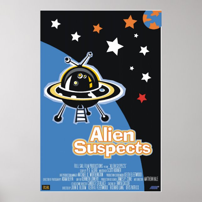 Alien Suspects Poster (Framsidan)